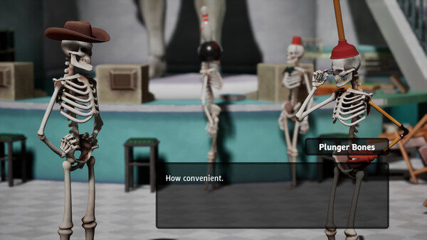 What do You Call a Group of Skeletons? - Pilot game for Linux 1