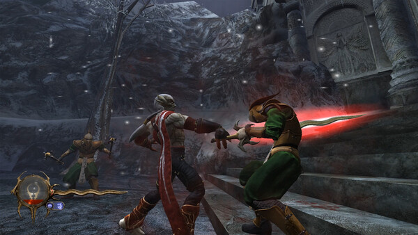 Screenshot of Legacy of Kain: Defiance Remastered gameplay showing in-action mechanics