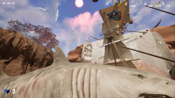 Скриншот из SPACE RABBIT