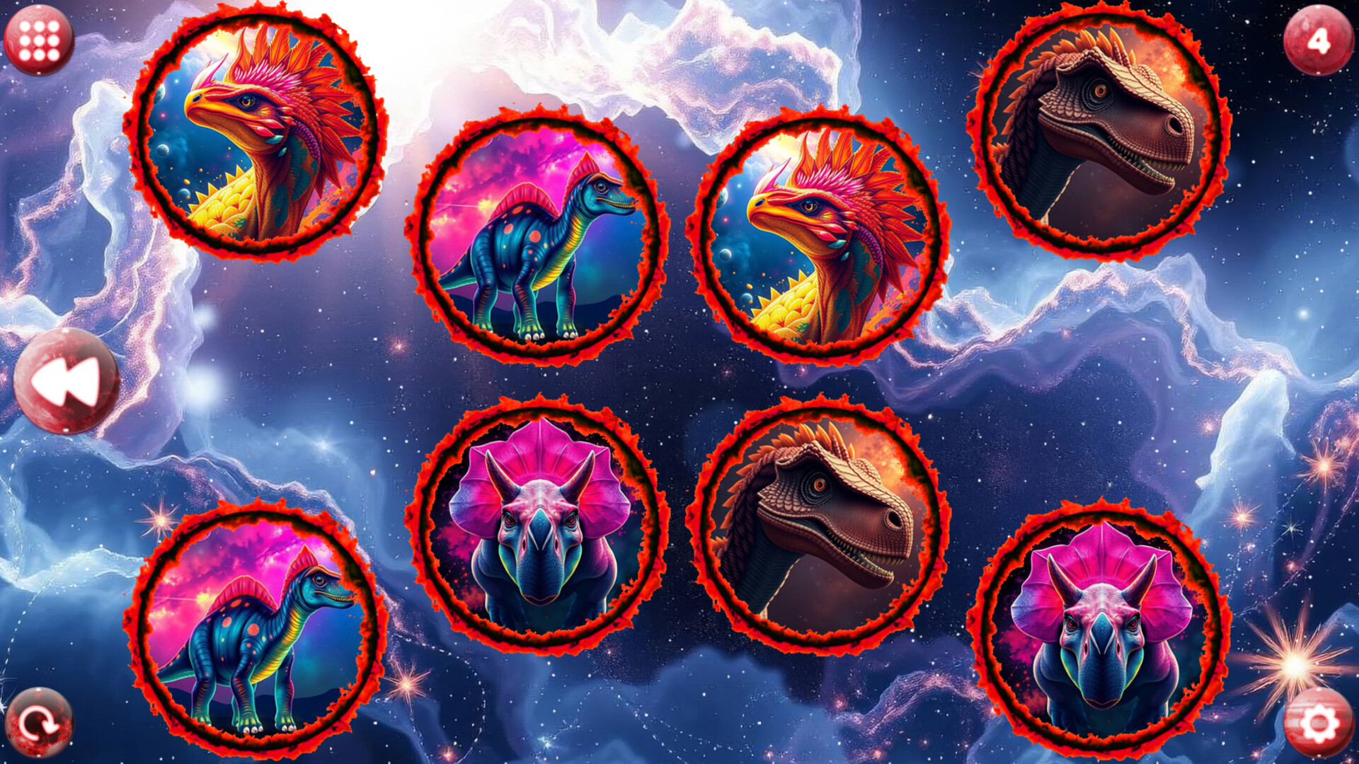 #3. Space Memory: Dinosaurs (Steam) 由: Quantum Quiver Games