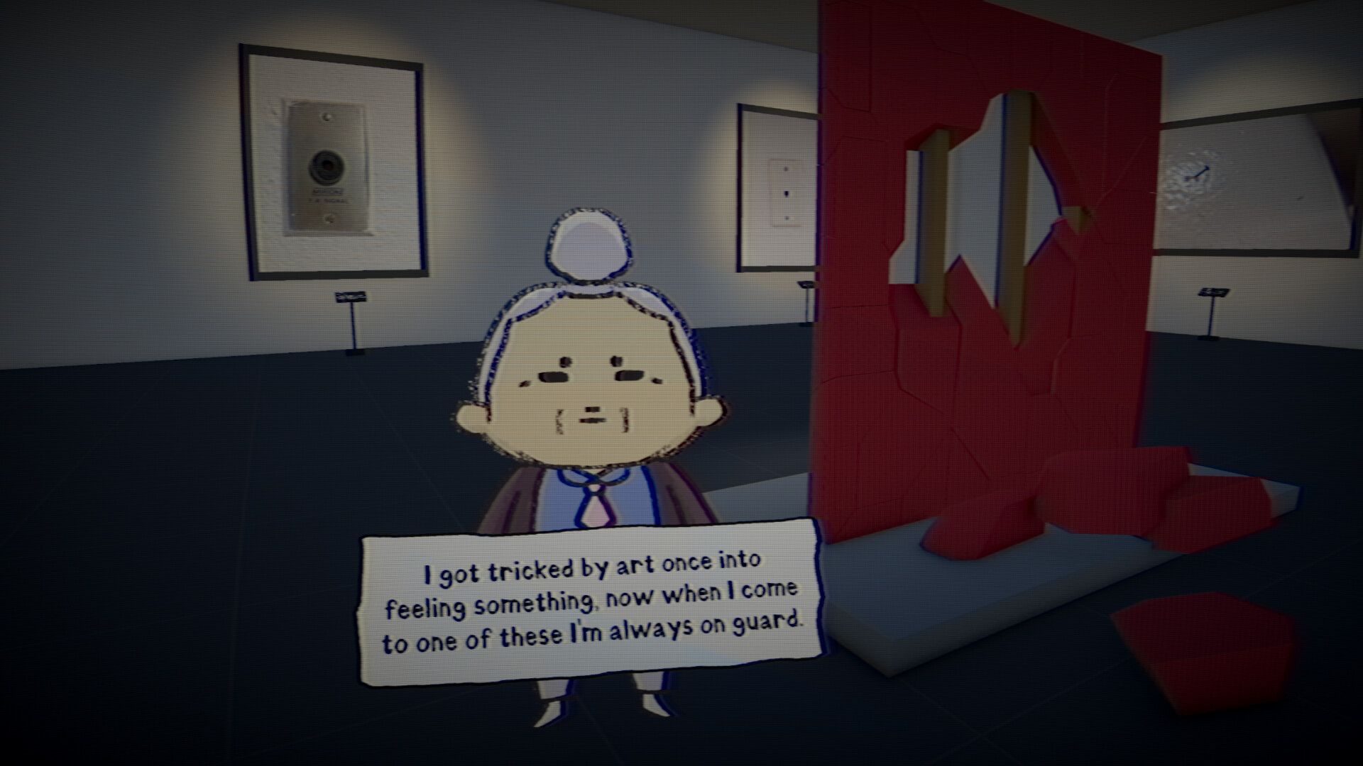 Personajes y diálogos del juego