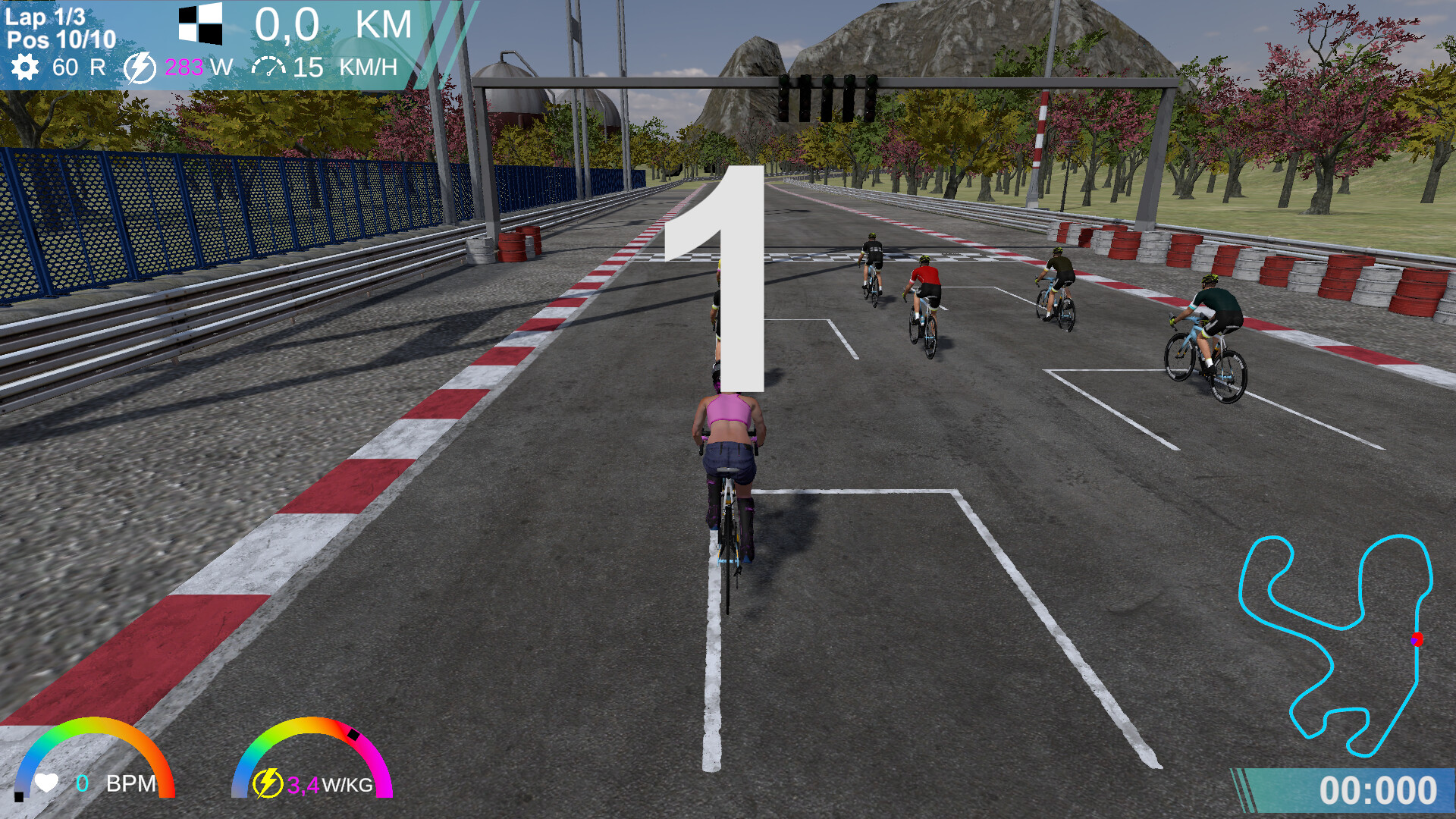 #5. CyclingArcadeRaceSimulator (Steam) De: Andreas Otten