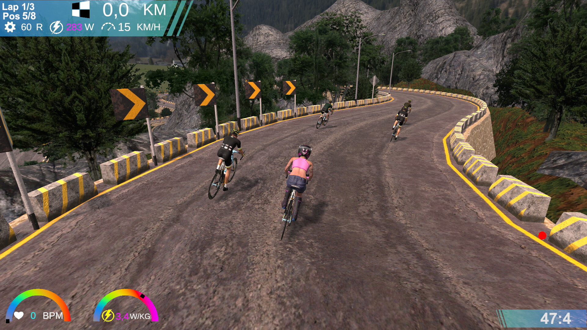 #8. CyclingArcadeRaceSimulator (Steam) De: Andreas Otten