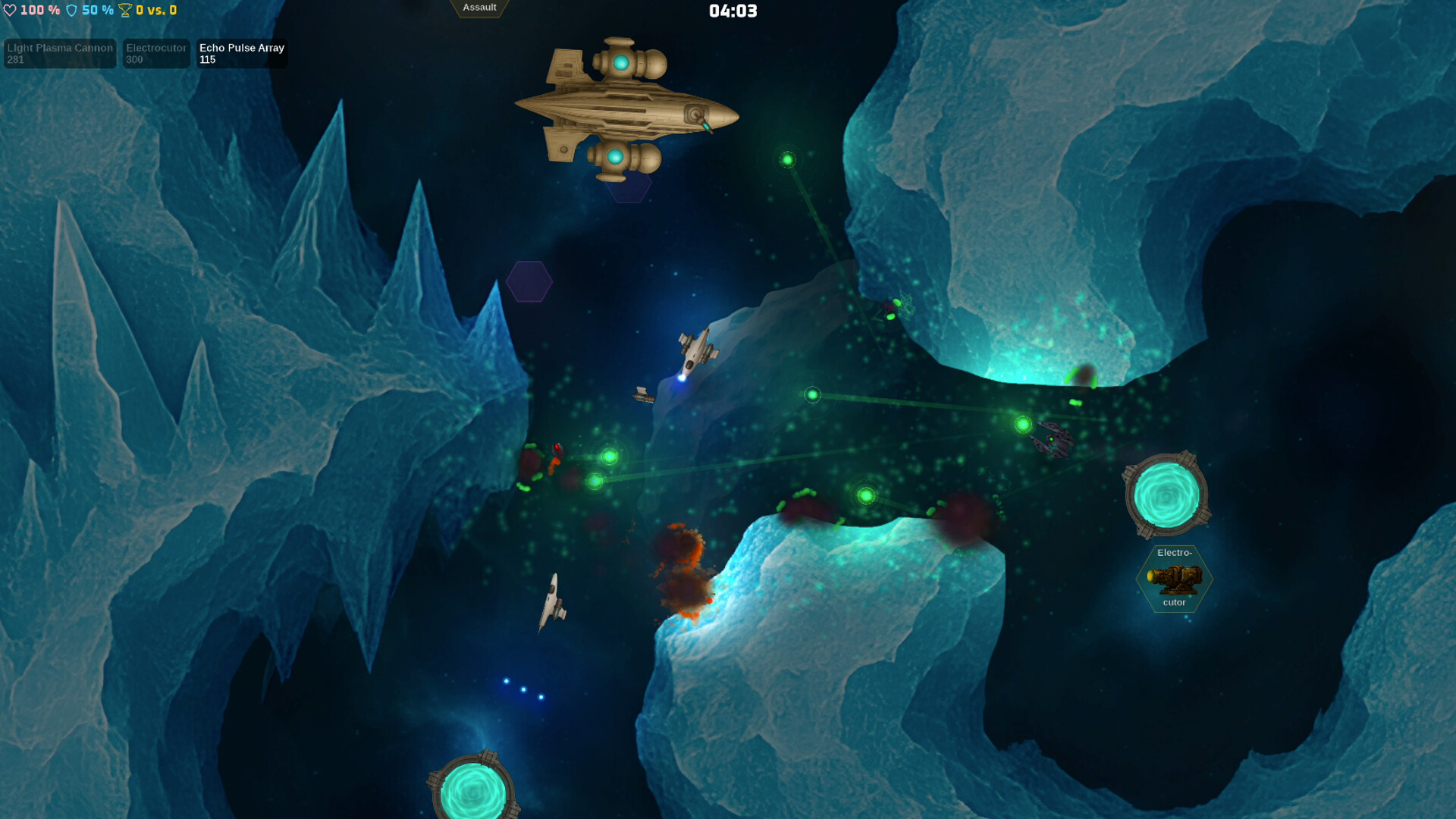 Caveflyer: Rift War screenshot #2