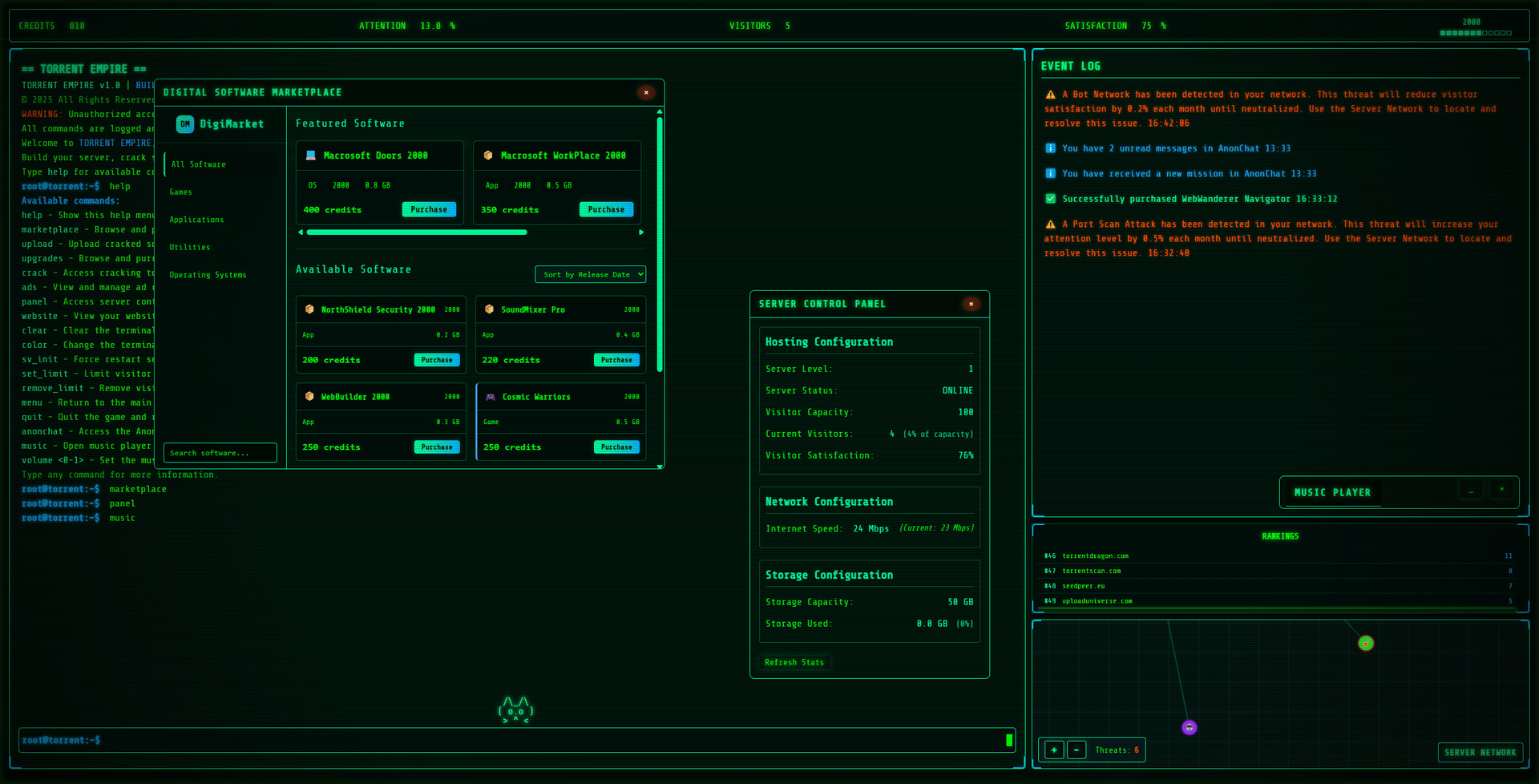 Torrent Empire Demo Featured Screenshot #1