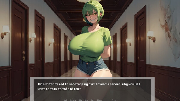 The Femdom Facesitting War scene