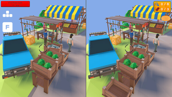 Find the Differences 3D game for Linux 1