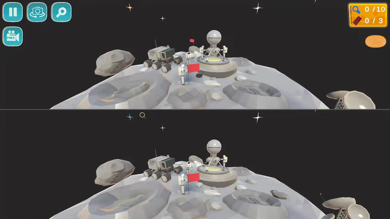 Find the Differences 3D video 4