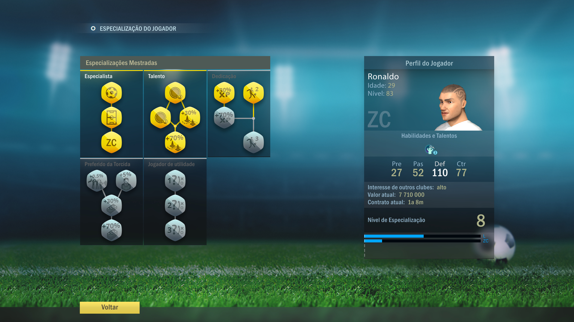Screenshot de Football, Tactics and Glory