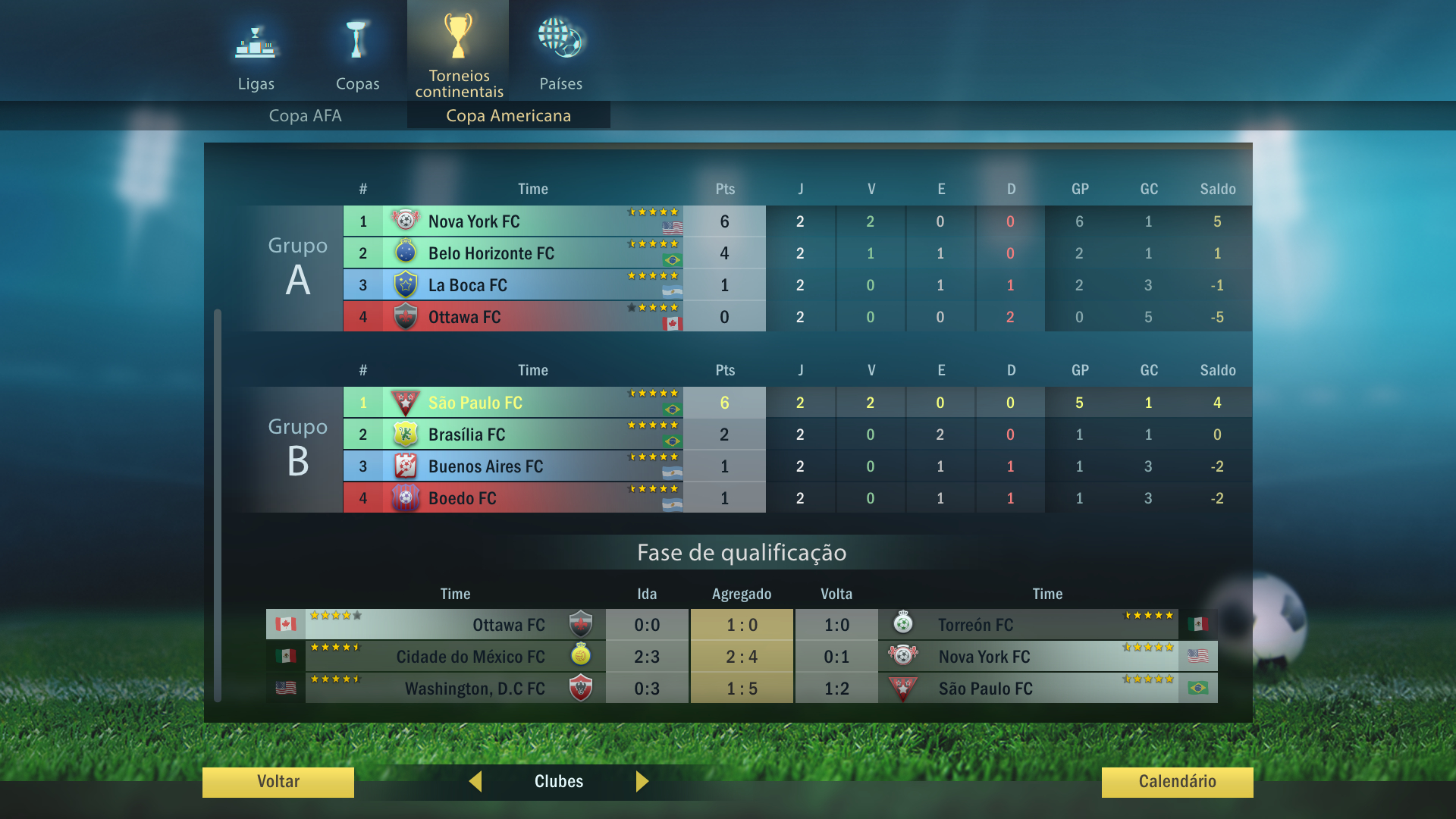 Screenshot de Football, Tactics and Glory