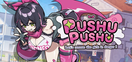 Pushu Pushu! Let's rescue the girls in danger! Banner
