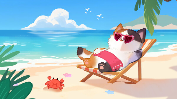 Screenshot 4 of Purrrfect Spa - ASMR Cat Game - final gameplay screenshot