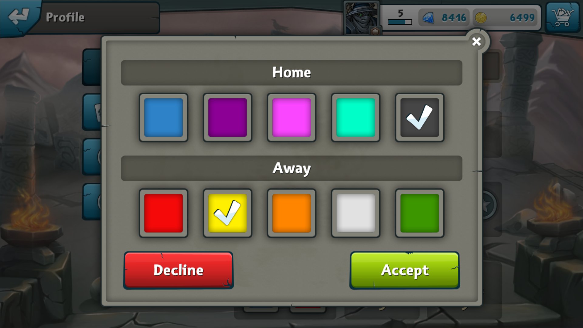 Epic Arena - Uniform Colors Pack Featured Screenshot #1