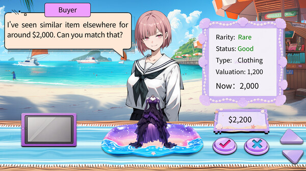 Screenshot of 这家当铺有大问题 gameplay showing in-action mechanics