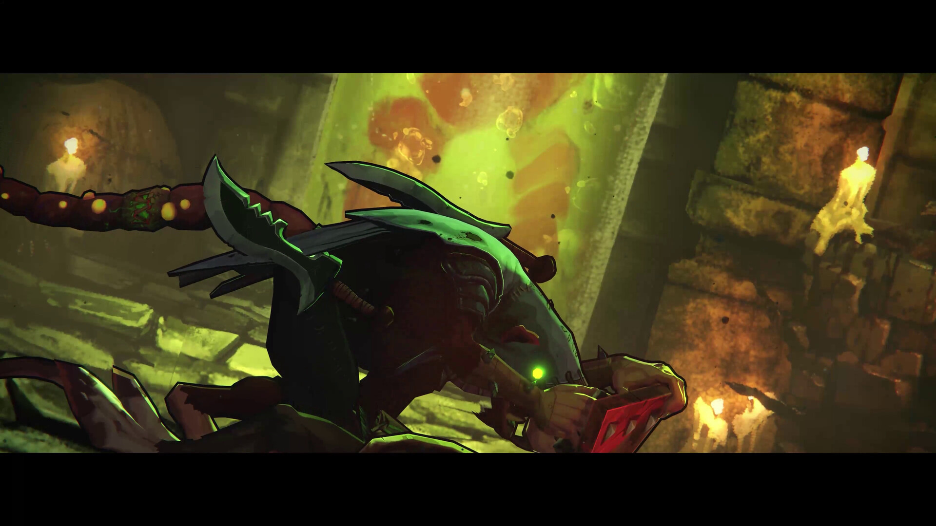 Hand-painted Age of Sigmar environment from the Deathmaster reveal