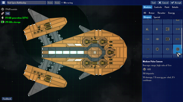 Скриншот из eXoSpace Combat Engineer Demo
