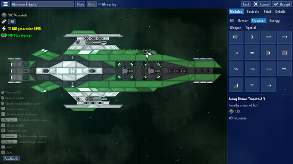 eXoSpace Combat Engineer Demo