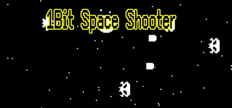 Steam cover for 1Bit Space Shooter.