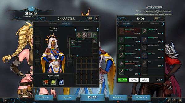Shana - priestess of Tona Screenshot