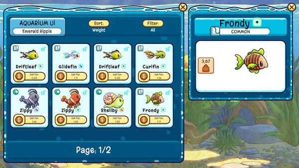 Screenshot of My Cozy Aquarium 