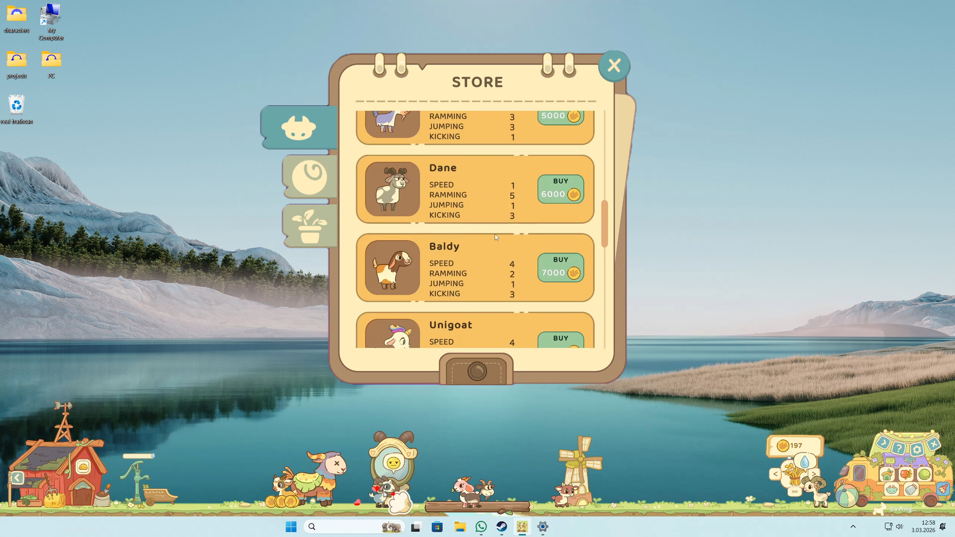 Historia de Tame-a-goat-chi