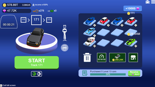 Mini Drift Car - Earnings Doubled for Diamonds (x2)