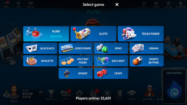 Plink by Pokerist game for windows Pc 1