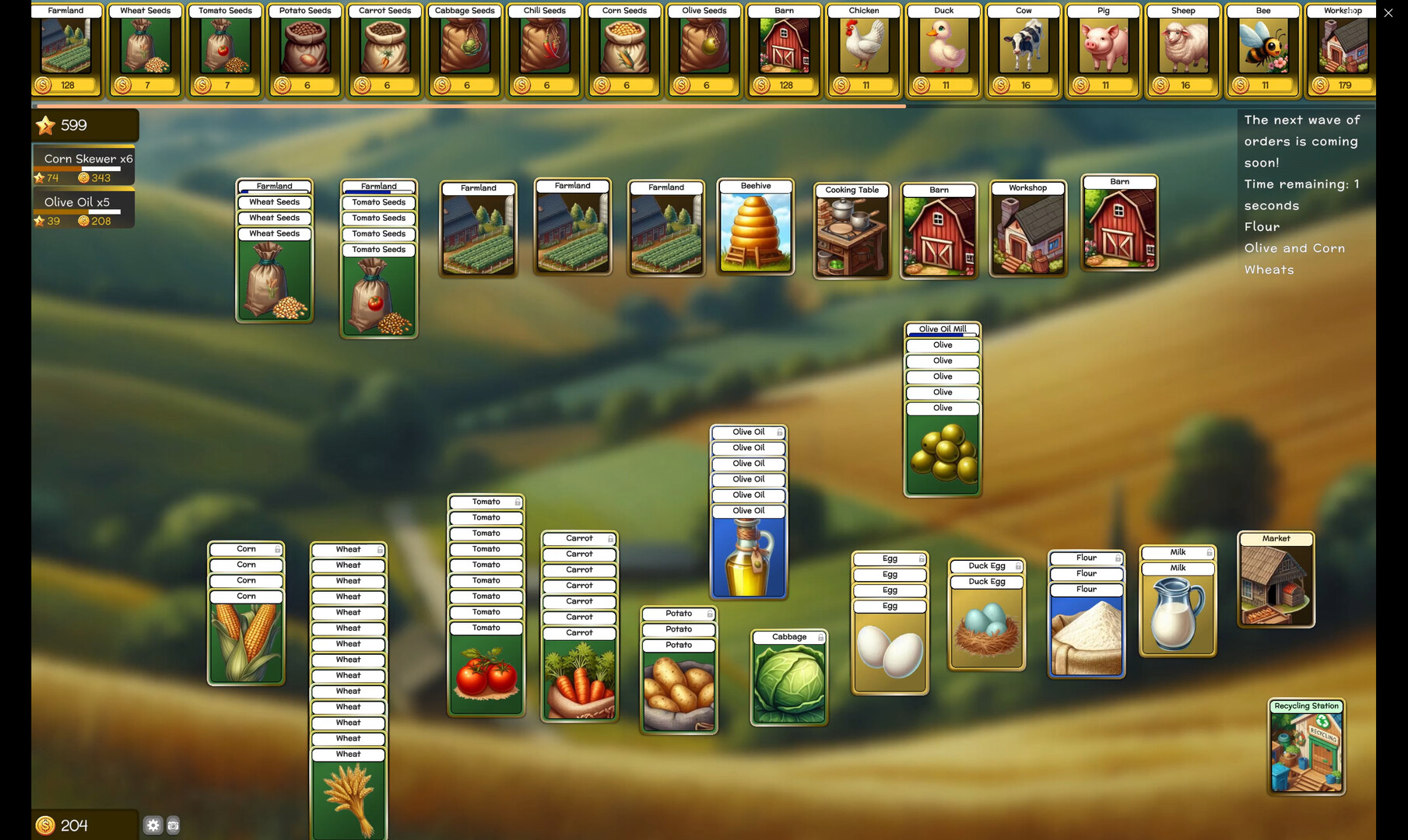 #4. Relaxing Farm: Merge Tales Demo (Steam) Podle: LeeT Game