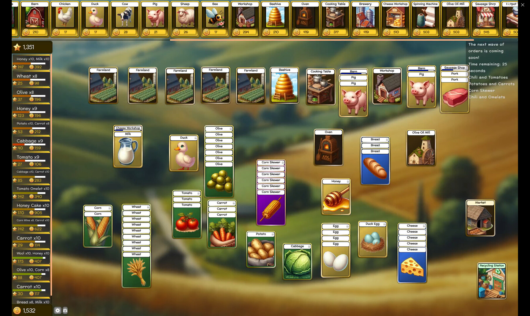 #5. Relaxing Farm: Merge Tales Demo (Steam) Podle: LeeT Game