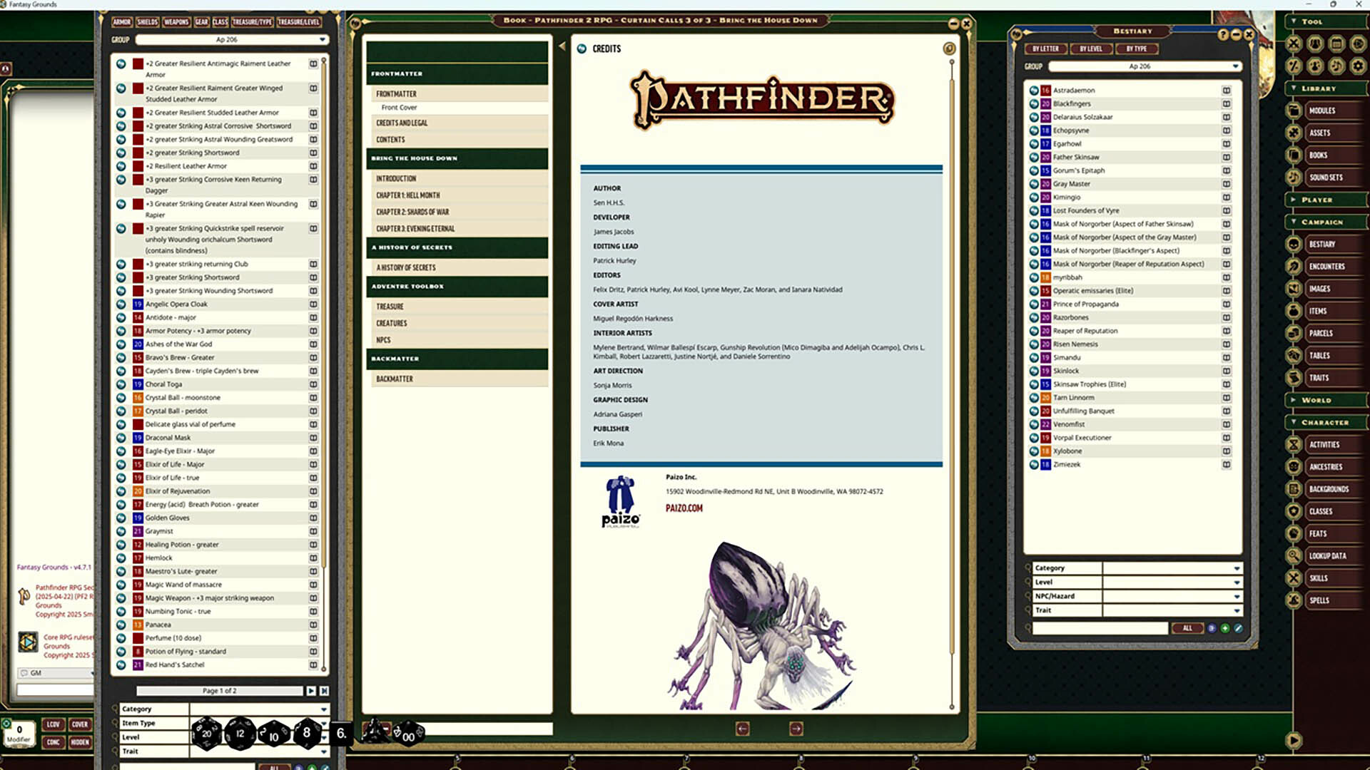 #2. Fantasy Grounds - Pathfinder 2 RPG - Curtain Call Adventure Path - Bring the House Down (3 of 3) (Steam) Podle: SmiteWorks USA, LLC