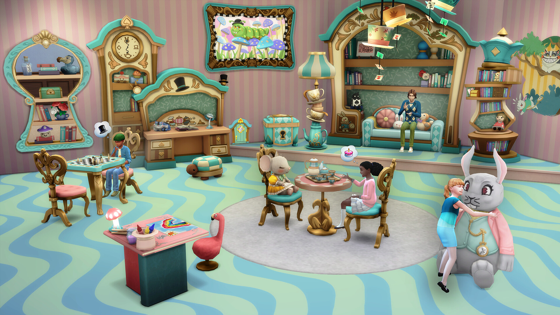The Sims 4 Wonderland Playroom Kit PC gameplay screenshot 2 of 3