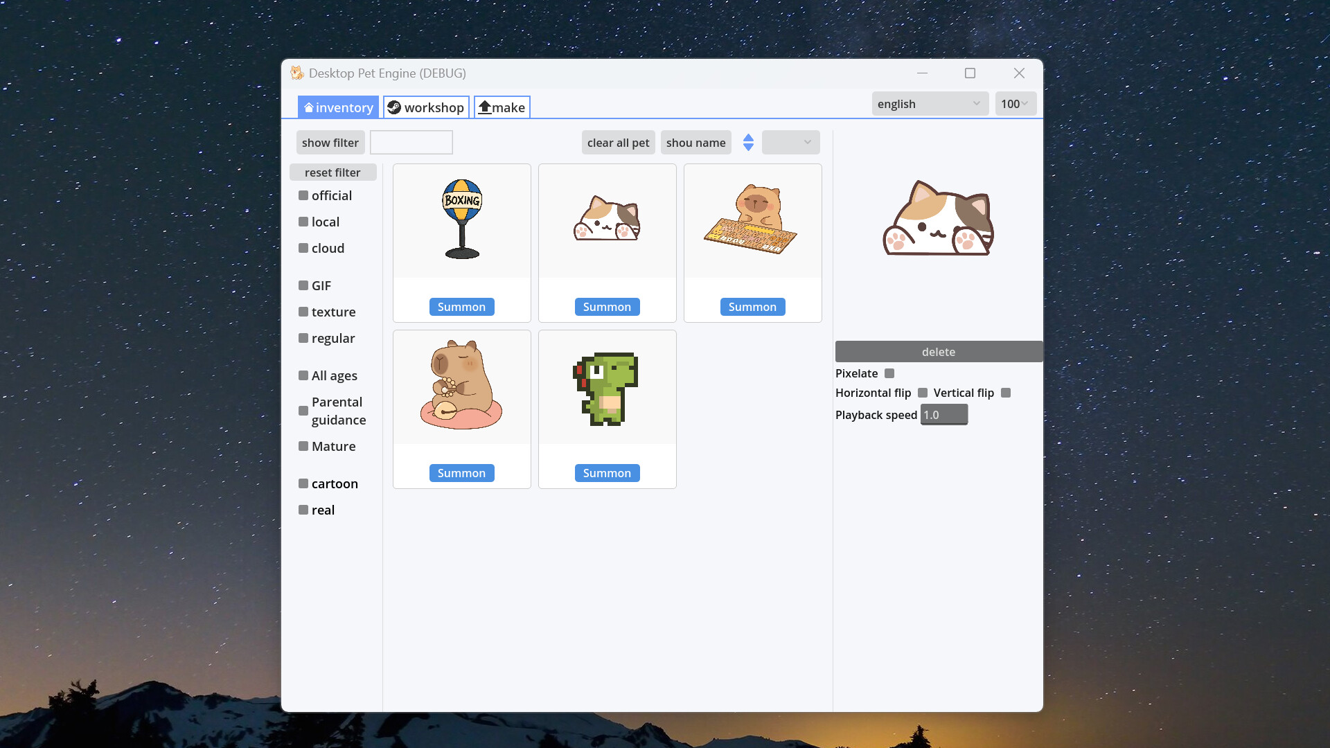 Desktop Pet Engine screenshot #1