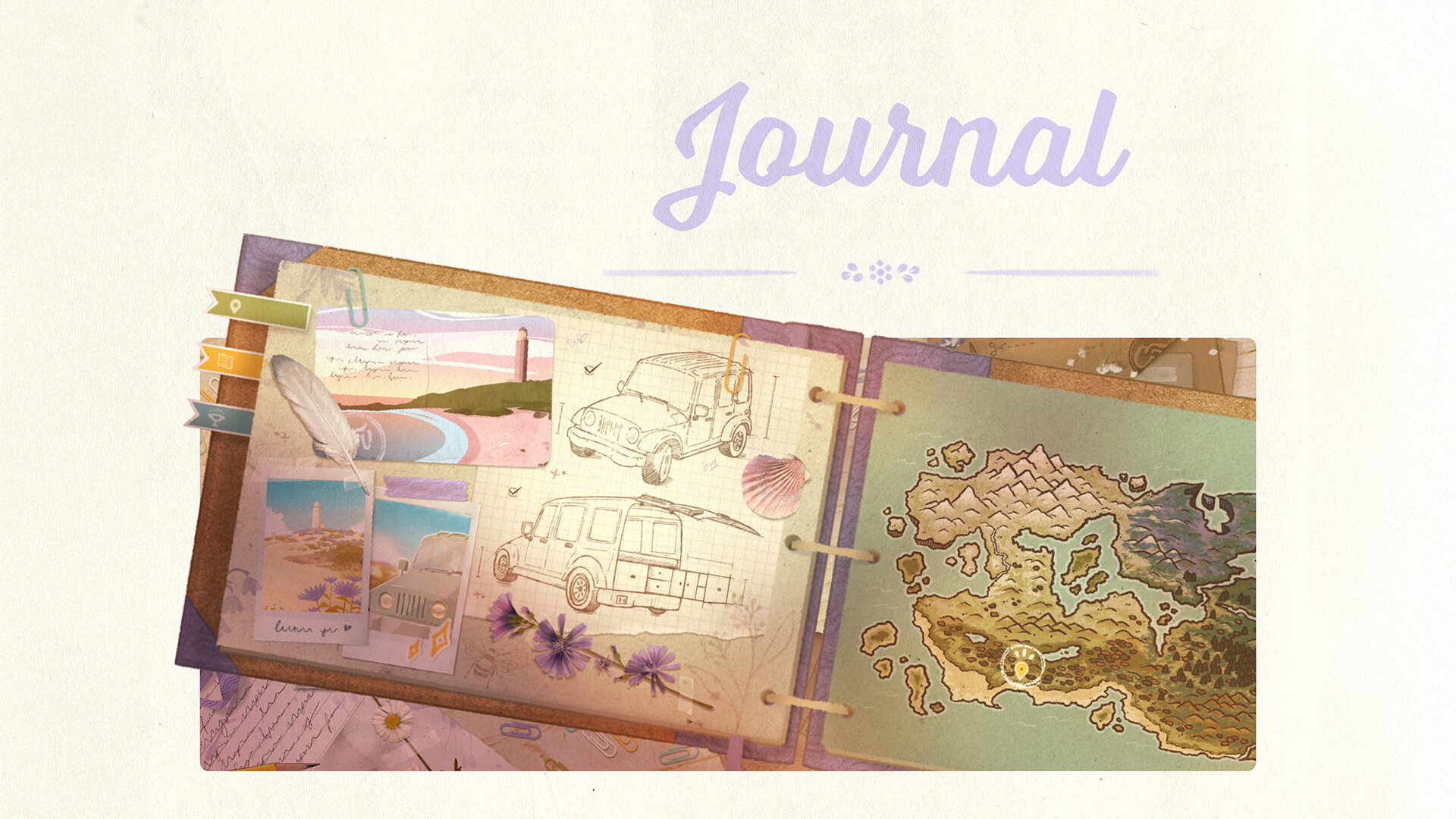 Camper Van: Make it Home - Digital Artbook Featured Screenshot #1