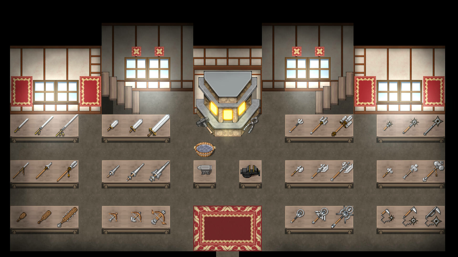 RPG Maker MV - KR Fantasy Market - Weapons Tileset Featured Screenshot #1