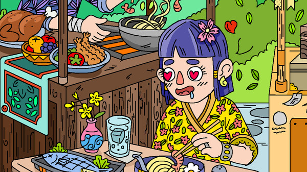 Screenshot of 100 Cats Lost In Japan Find & Color