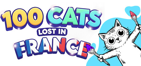 100 Cats Lost In France Find & Color