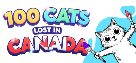 100 Cats Lost In Canada Find & Color