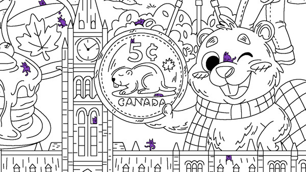 100 Cats Lost In Canada Find & Color game for Linux 1