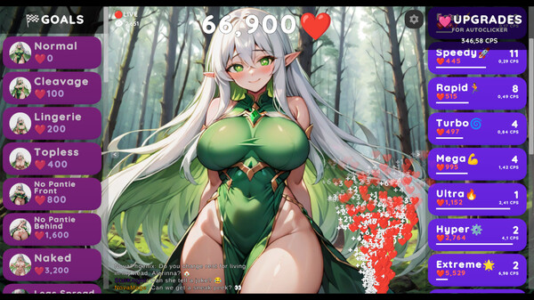 Hentai Clicker: Alerinna is streaming