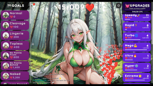 Скриншот из Hentai Clicker: Alerinna is streaming