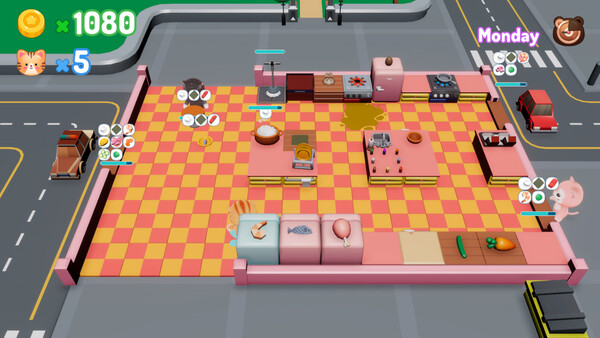 Kitty Can Cook game for Linux 1