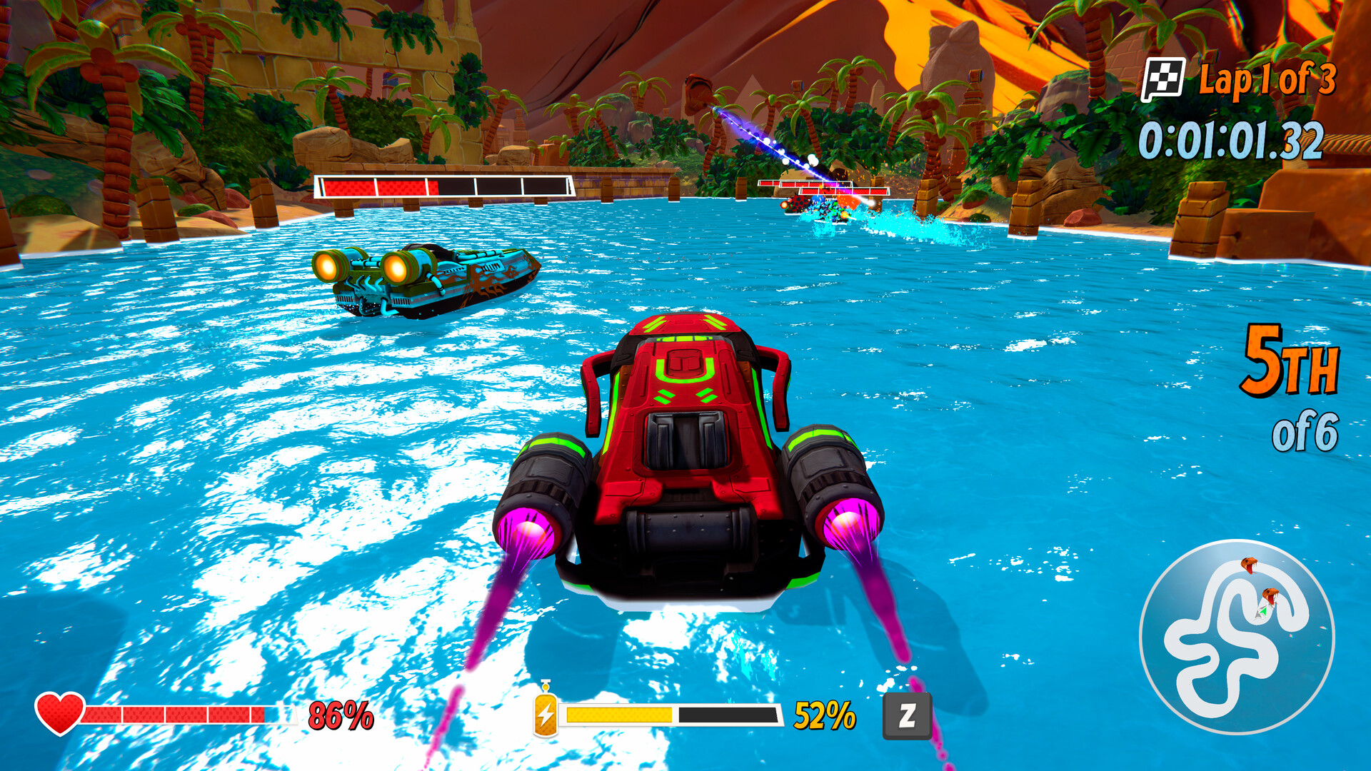 #4. Speedboat League Demo (Steam) By: Blue Sunset Games