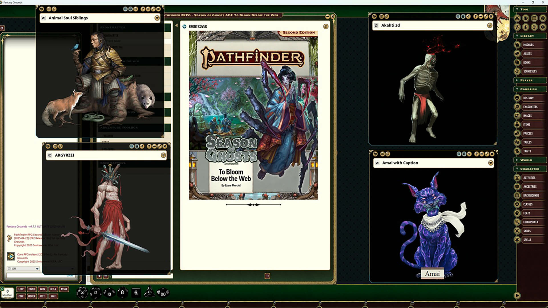Fantasy Grounds - Pathfinder 2 RPG - Season of Ghosts AP 4: To Bloom Below the Web