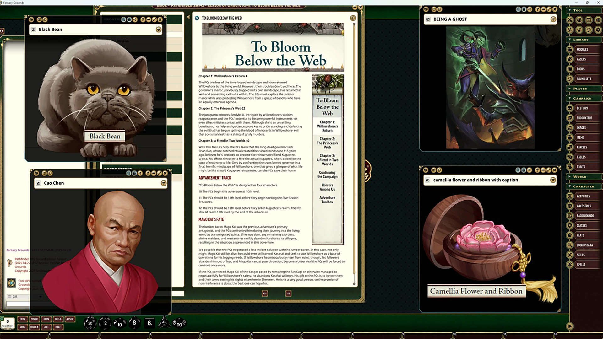 #2. Fantasy Grounds - Pathfinder 2 RPG - Season of Ghosts AP 4: To Bloom Below the Web (Steam) 来自: SmiteWorks USA, LLC