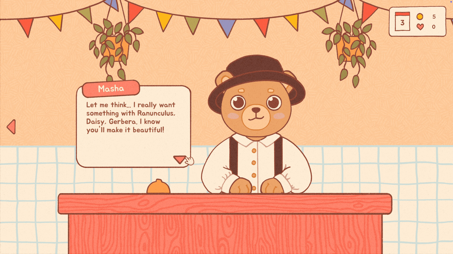 #6. Flowers And Favours: Florist Simulator Demo (Steam) 来自: MISK Games