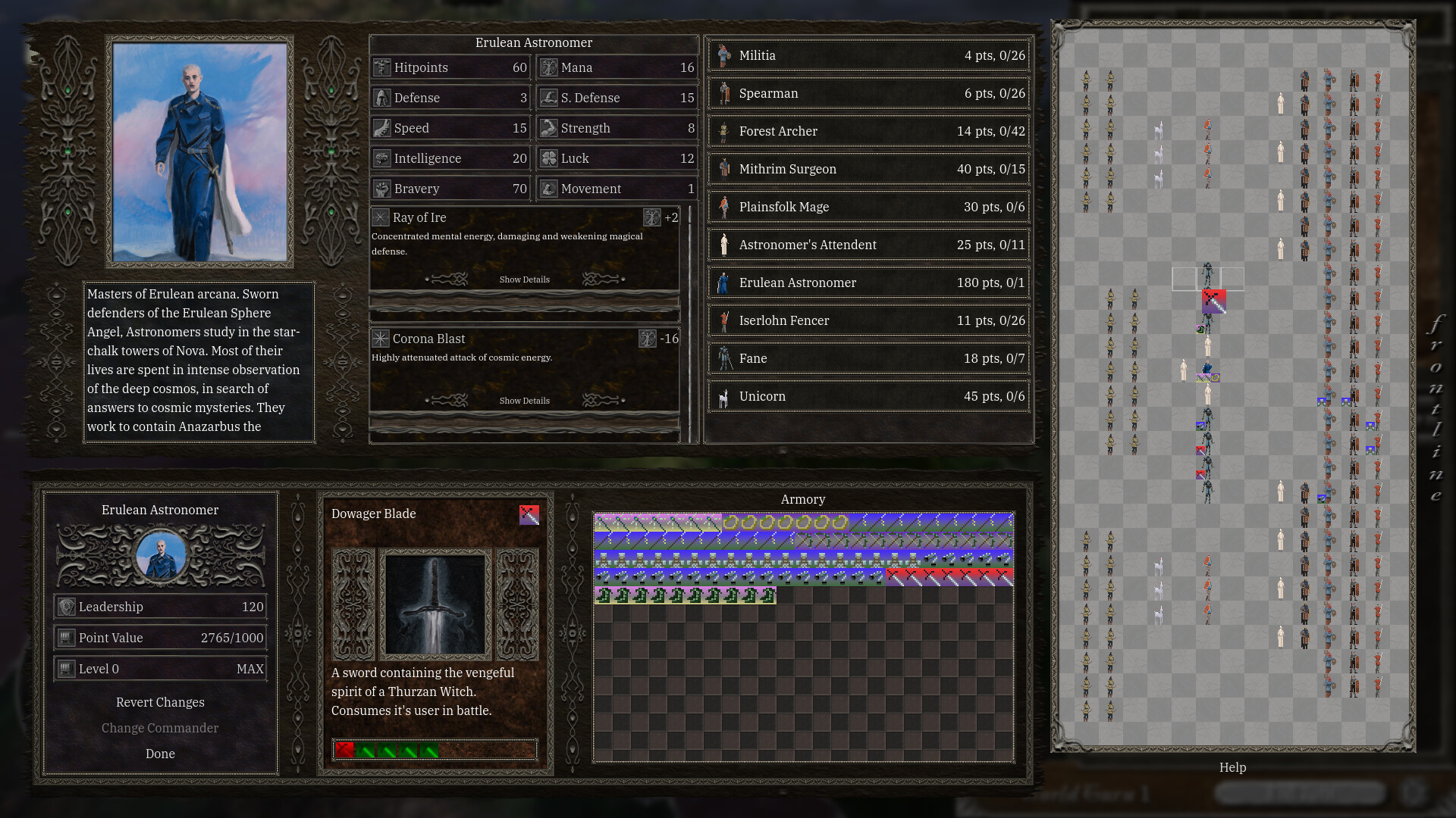 PRESENTATION - Erulean Angel : Fantasy Commander 3 Erulean Angel : Fantasy Commander - Exploration