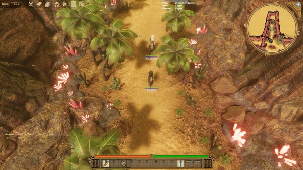 Screenshot of Untamed Ehizia gameplay showing in-action mechanics