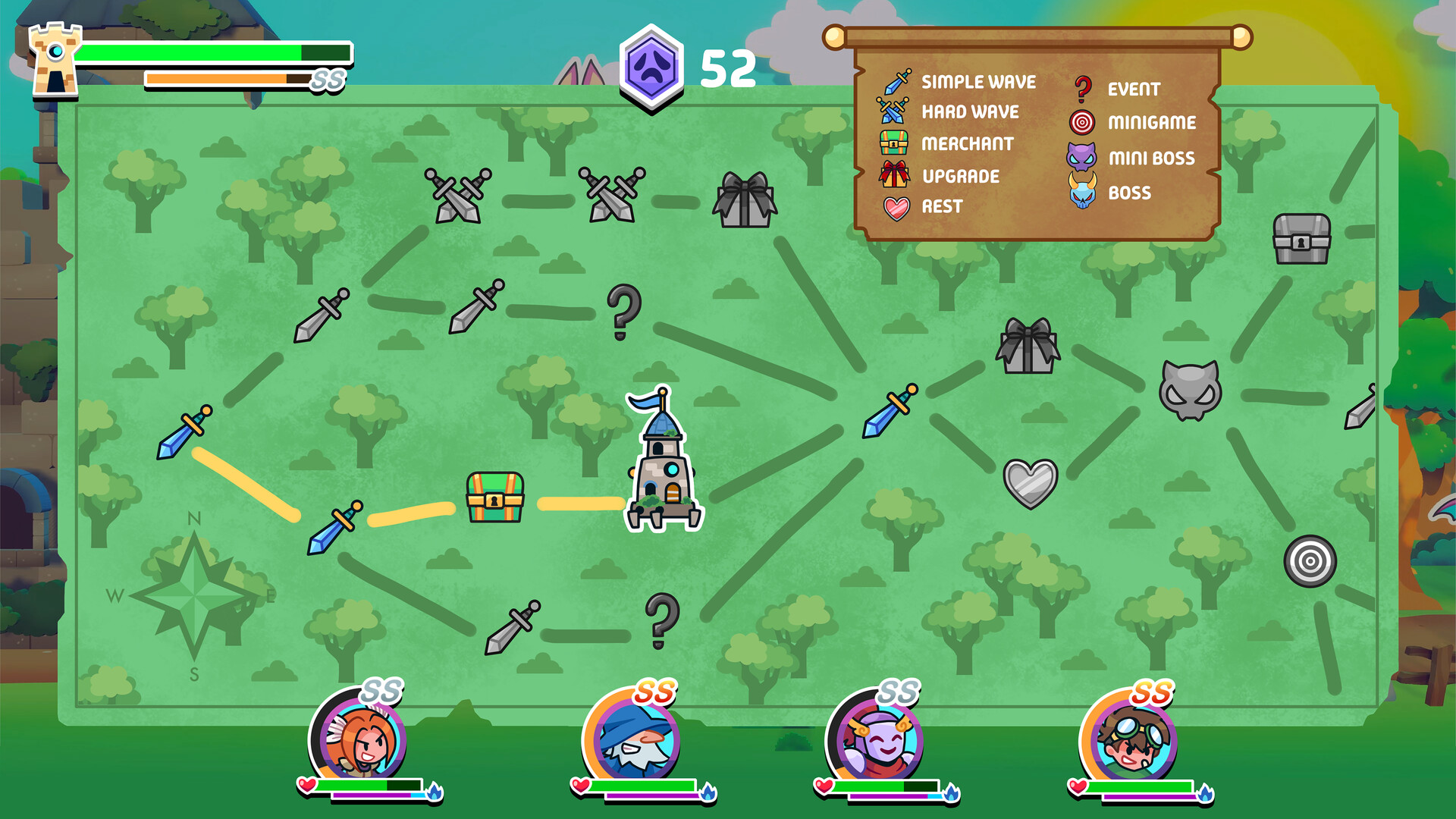 #4. Castlebound Demo (Steam) โดย: Ogre Pixel