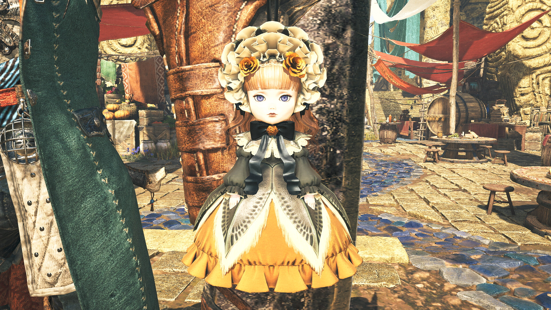 Monster Hunter Wilds - Pendant: Orange Lala Dress Doll Featured Screenshot #1
