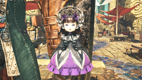 Monster Hunter Wilds - Pendant: Violet Lala Dress Doll